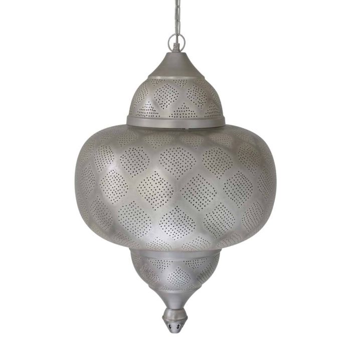 Alphabetical order Mainstream Europe Oosterse Hanglamp Zilver Verica Ø 40 x 68cm | Safaary