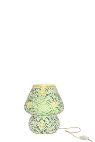 J-Line Lamp Glas Groen Small Bram 