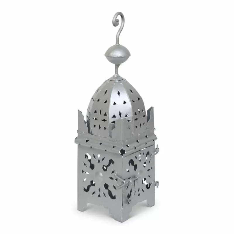 kant Uitscheiden Grote waanidee Marokkaanse Lantaarn Zilver Small Arub | Safaary