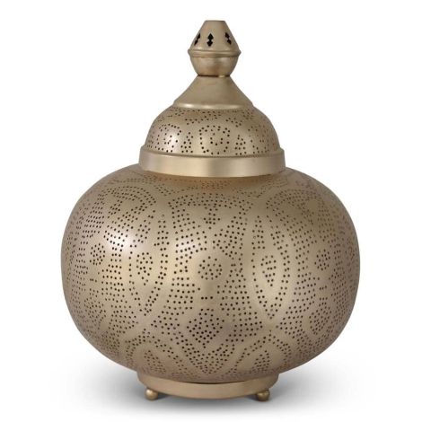 Marokkaanse Tafellamp Goud Derya Ø 33 x 40cm