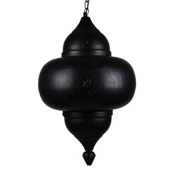 Arabische Hanglamp Ines Zwart Goud Ø 41 x 67cm