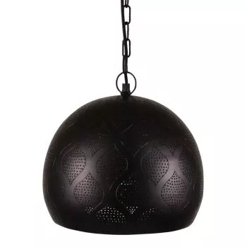 Arabische Hanglamp Amaira Zwart Goud Ø 28 x 27cm