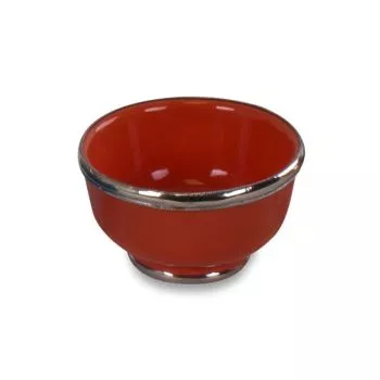 Kom met Metaal Oranje Ø 10,5 x 7cm