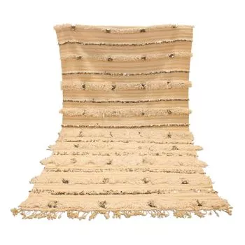 Marokkaanse Handira bedsprei Deken Beige 