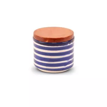 Marokkaanse kruidenpot Blauw Zebra
