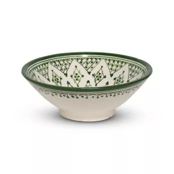 Marokkaanse Schaal Groen Zerbia Mya Ø 25 x 10cm