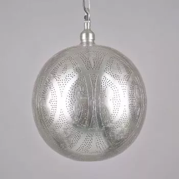 Oosterse Hanglamp Anisa Nikkel Goud Ø 30 x 40cm