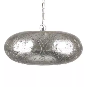 Oosterse Hanglamp Chaimae Nikkel Goud Ø 42 x 23cm