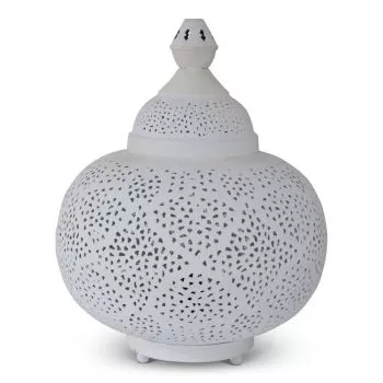 Oosterse Tafellamp Wit Maya Ø 33 x 40cm