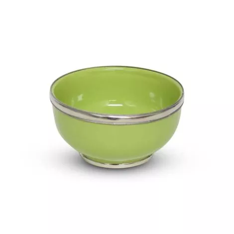 Kom Appelgroen met Metaalring Ø 13 x 8cm