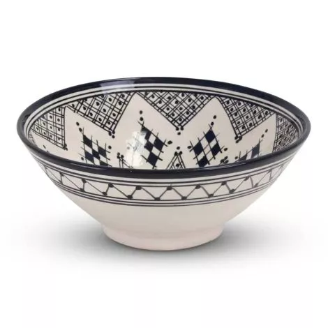 Marokkaanse Kom Blauw-Wit Ø 24 x 10cm